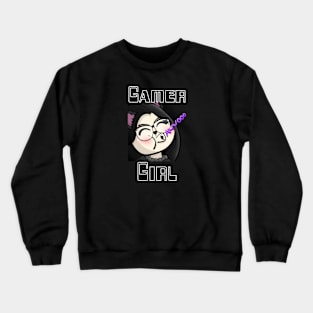 Gamer Girl, Wolf Girl, Awwooo, Howl. Twitch streamer emote Crewneck Sweatshirt